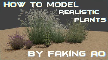 How to model realistic plants in bge by faking AO