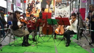 20151212 関西学院交響楽団 「クリスマスメドレー(弦楽器)」 ちょっと早めのクリスマス板宿本通