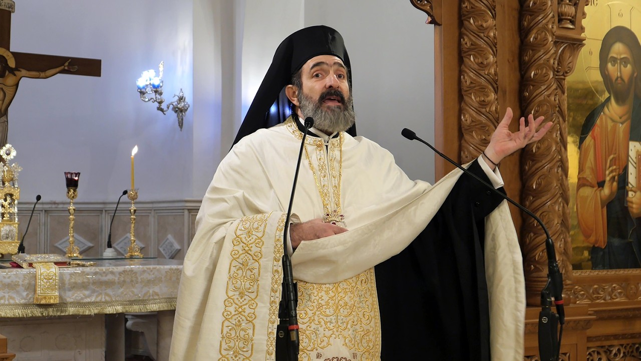 ΟΜΙΛΙΑ ΤΟΥ ΙΕΡΟΚΗΡΥΚΟΣ ΤΗΣ ΜΗΤΡΟΠΟΛΕΩΣ ΜΑΣ,  π. ΠΑΝΤΕΛΕΗΜΟΝΟΣ ΠΑΠΑΣΣΥΝΕΦΑΚΗ - Β' ΣΤΑΣΗ ΧΑΙΡΕΤΙΣΜΩΝ.