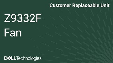 Dell Networking Z9332F: Remove/Install Fan