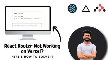 React Router Not Working on Vercel? Here