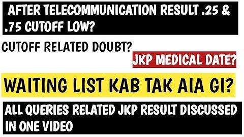 JKP MEDICAL DATE|  JKP CONSTABLE WAITING LIST UPDTE||MUST WATCH| #jkp 
