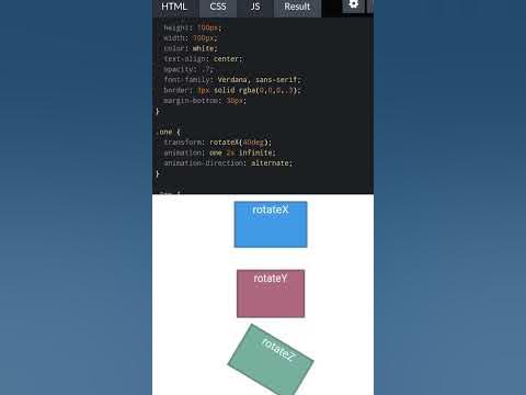 how to use CSS transform rotateX, rotateY, and rotateZ for 3D effects ...