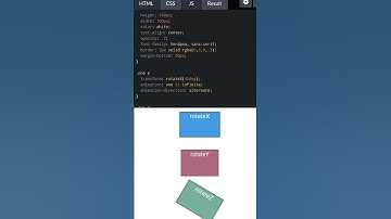 how to use CSS transform rotateX, rotateY, and rotateZ for 3D effects | html css project | html css