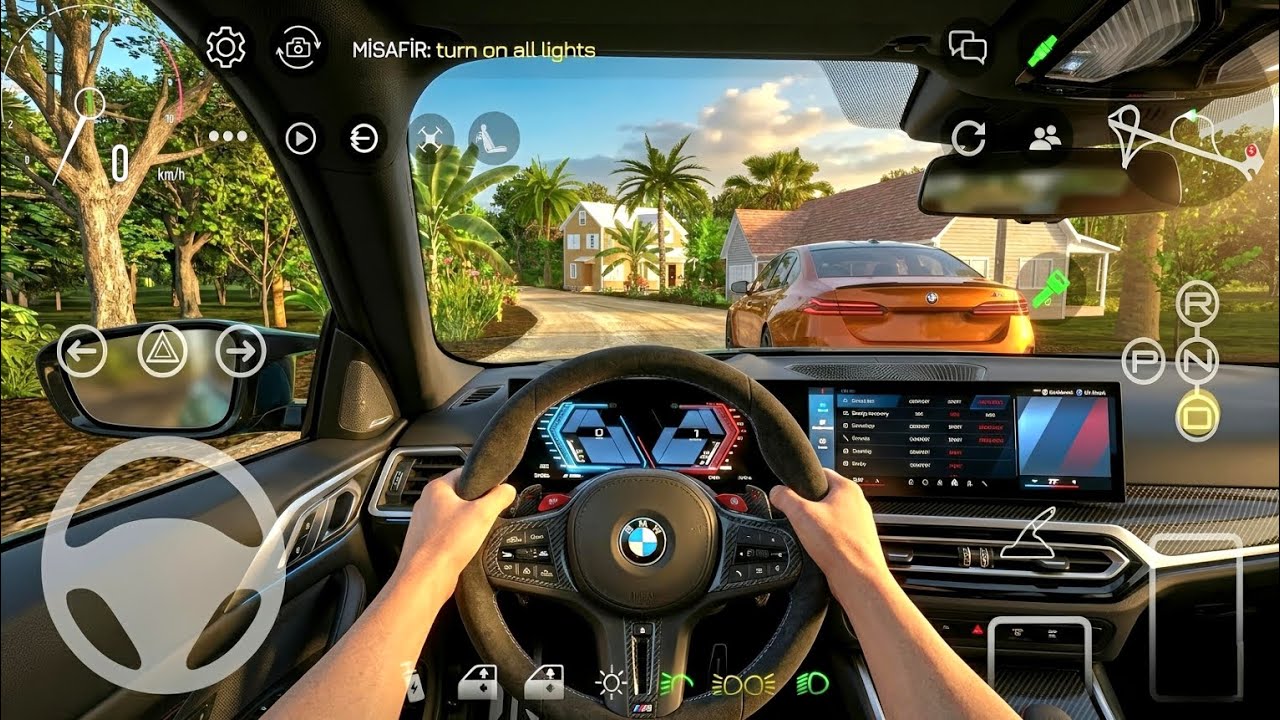 BMW Car Driving Game POV Gameplay | Realistic BMW M5 High Speed Drive Simulator Android