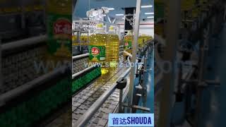 Automated 5 L Cooking Oil filling machine and packing line factory project
