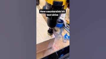 New @amanatool countersink wood bit debut in the shop.  #woodworking