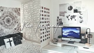 transforming my bedroom/office space (without buying anything new)  - ROOM TRANSFORMATION 2019