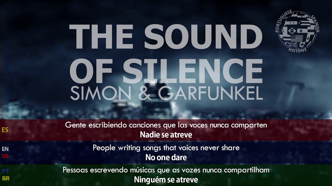 Simon And Garfunkel - Sound Of Silence SUBTITULADA (Inglés, Español