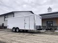 Sure Trac 8.5x20&#39; Landscape Pro Commercial Enclosed Trailer Brickman STRLP10220TA-140-BRICKMANPRO