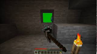 Minecraft Mining Green Screen