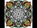 Secret Garden Digital Mandala #artshorts #mandala #meditativemandalaart