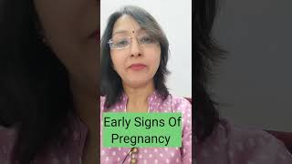 Signs of Early Pregnancy / Dr Dipti Jain  /YouTubeShorts