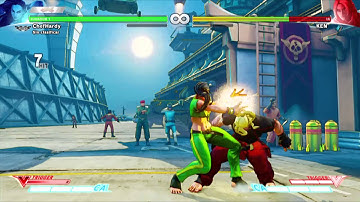 STREET FIGHTER V Laura V-Skill + Critical Art Combo