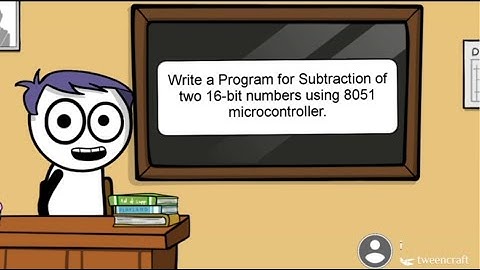 Microcontroller Programming | 16-bit Subtraction | Practical #ELECTROLEDGE
