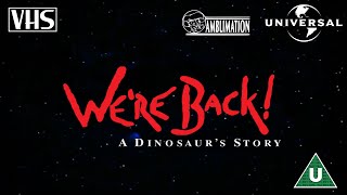 Opening To Were Back A Dinosaurs Story Uk Vhs 2002