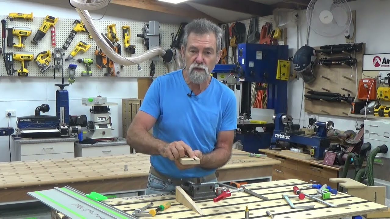 How to Dual purpose your Festool Guide rail clamp for dovetail slots Dave Stanton YouTube