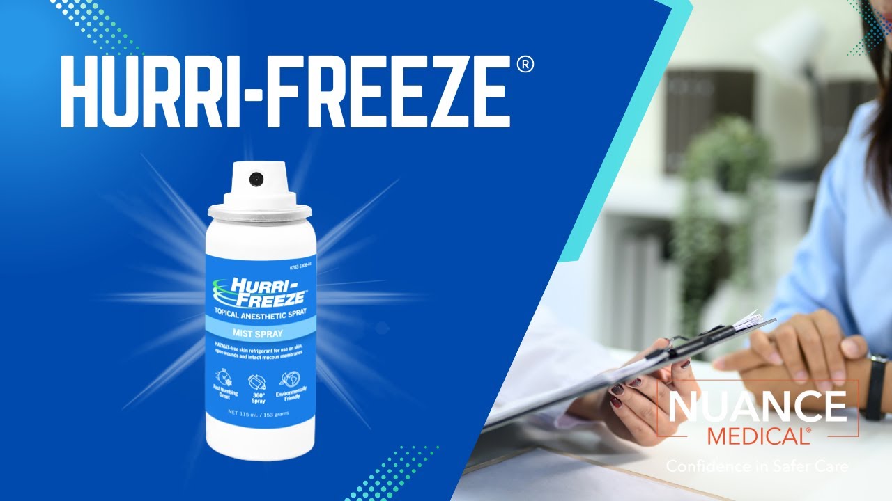 Hurri-Freeze® Topical Anesthetic Spray | Nuance Medical