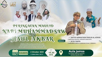 🔴(LIVE) Peringatan Maulid Nabi dan Haul Syekh Abdul Qodir Al-Jaelani | Majelis Jam Sabit