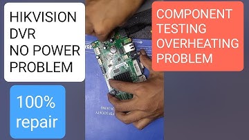 Hikvision DVR no power ! hikvision dvr repair! model no. DS-7204HQHI-F1 ! Dvr repair.