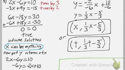 Math 111 : 10.1 #5 (Precalculus Tutorial : Systems of Linear Equations 2 Variables)