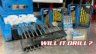 You Know the DRILL! HERCULES Drill Bits from Harbor Freight - Make the Cut?