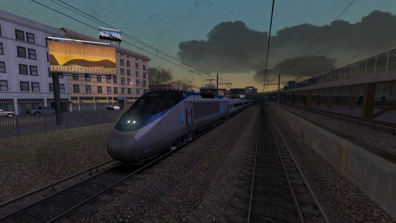 Train Sim Classic - New York - New Haven / Acela / Amtrak Acela 2190 / Full