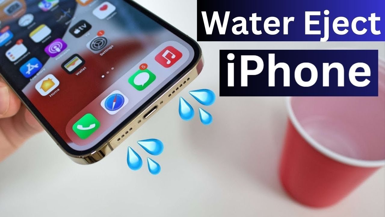 How to use Water Eject to remove water from iPhones YouTube
