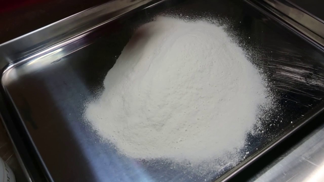 99% Solvent Free CBD Distillate converted to Flowable Powder