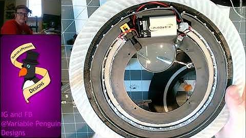 Wiring up TRON Identity Disc 3D Printed Prop