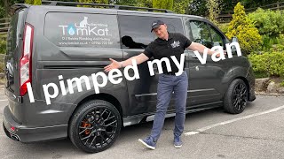 I PIMPED MY 2019 FORD TRANSIT CUSTOM LIMITED a review and a look at the ford transit custom limited