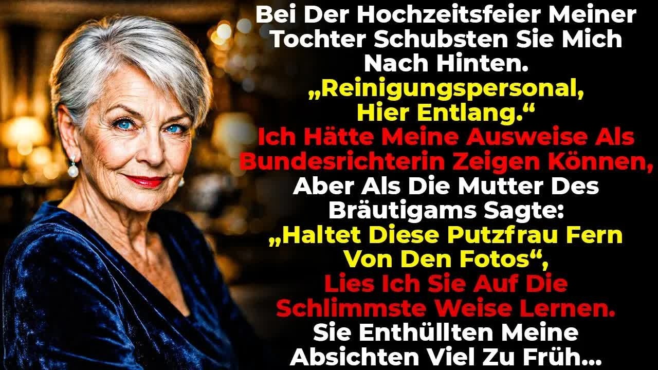 Auf Der Hochzeit Meiner Tochter Hielt Man Mich Für Das Personal – Bis Mein Name Fiel