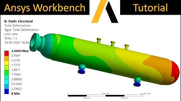Ansys workbench tutorial for beginners | Pressure Vessel | Stress Analysis