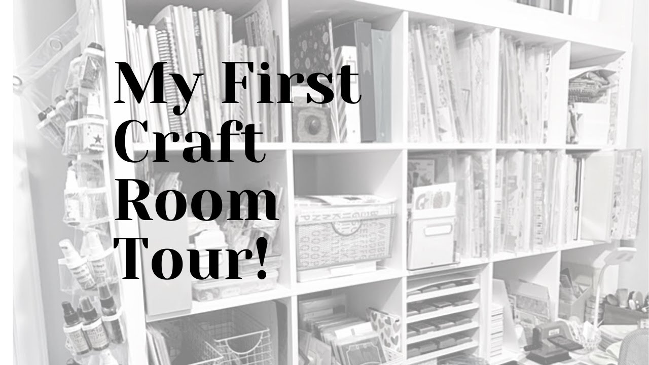 My First Craft Room Tour - YouTube