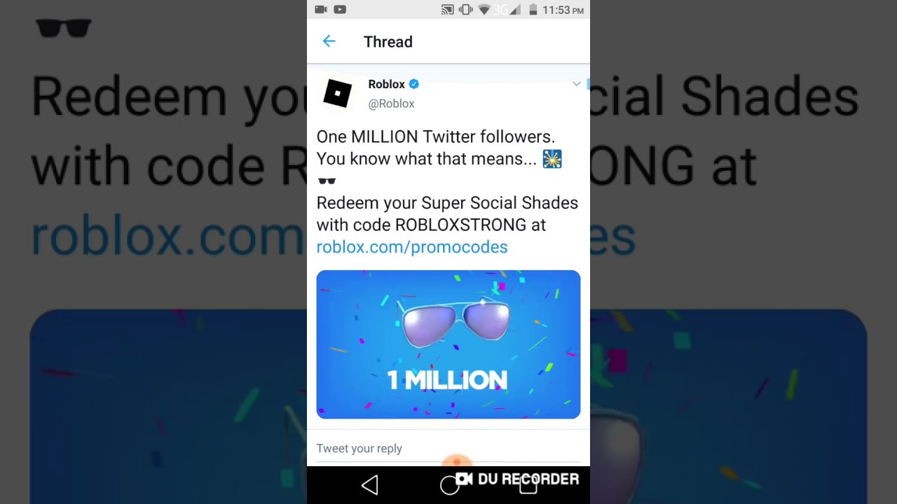New Roblox Promocode 2019 1 Million Twitter Followers Youtube - new roblox promocode 2019 1 million twitter followers