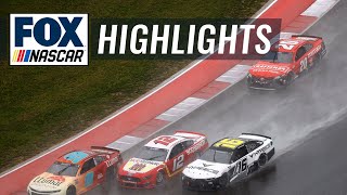 Chase Elliott wins rain heavy COTA Grand Prix | NASCAR ON FOX HIGHLIGHTS