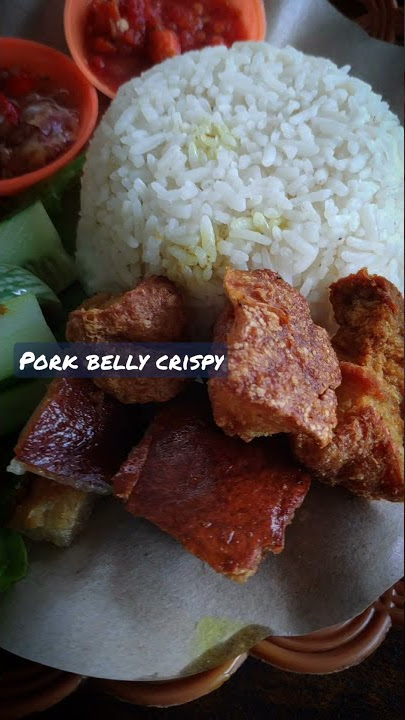 pork belly crispy | kedai Binggo tabanan bali