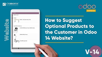 How to suggest optional products to the customer in Odoo 14 website?