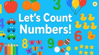 Let’s Count Numbers | Learn 1 to 10 with Fun Objects | BrightNest Learning