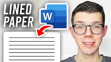 How To Make Lined Paper In Word - Full Guide