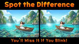 Spot the Difference - You’ll Miss It If You Blink! [Find all 5]