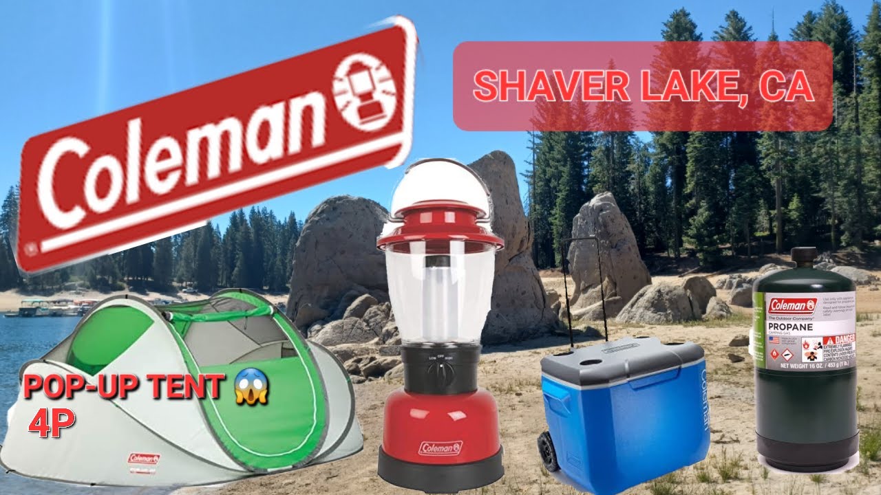 Camping with the Coleman!!! Camping gear! Shaver Lake Explore With