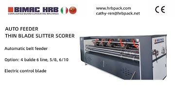Thin blade slitter scorer machine | Corrugated Cardboard Thin Blade Slitter Scorer Machine