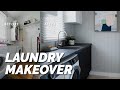 DIY Laundry Makeover! 😲 Our Nightmare 'Problem' Room gets a Calm & Luxurious Transformation!