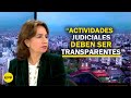 Presidenta del PJ: “la corrupción nos ha afectado institucionalmente y también a la imagen del juez”