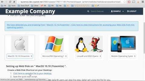 cPanel Tutorials  Web Disk