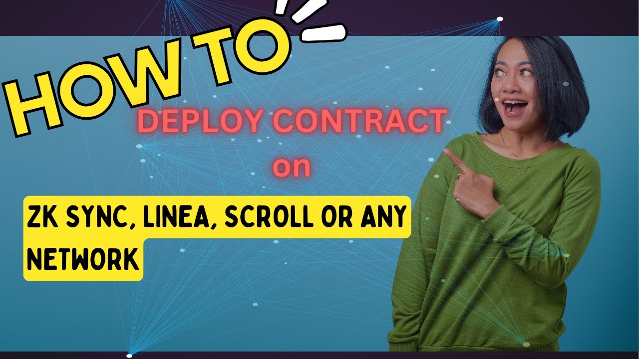 Deploy contract on Zk sync, scroll, linea, using Thirdweb