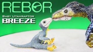 Rebor Breeze Baby Utahraptor 135 Unboxing & Review