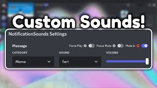 Custom Discord Notification Sounds!