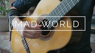 Mad World by: Tears For Fears - Classical Guitar Cover (Tabs + Sheet Music)